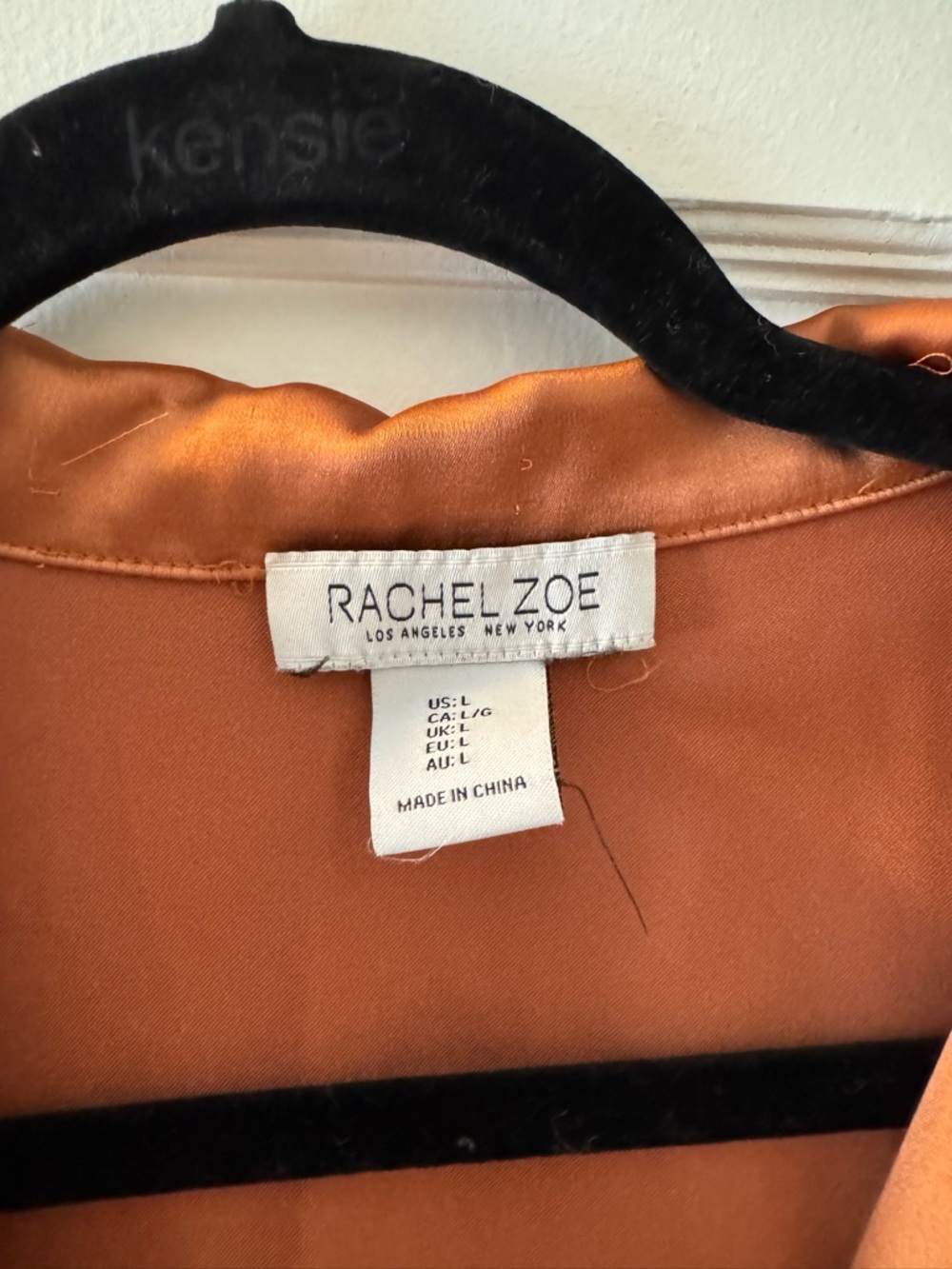 Rachel Zoe size large silky blouse - Picture 3 of 5